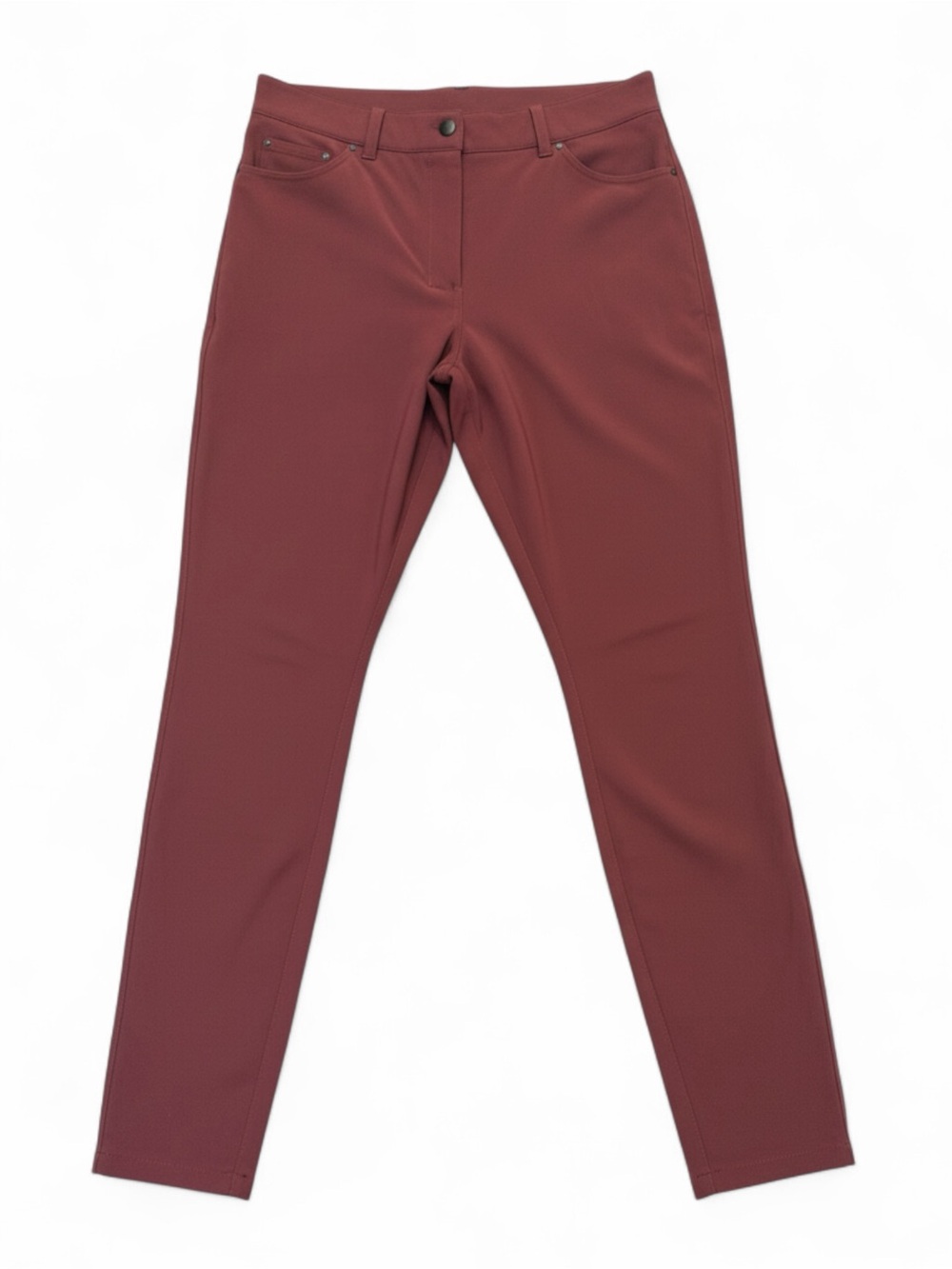 New Lululemon City Sleek Slim-Fit HR Pant 31/30 - Burgundy